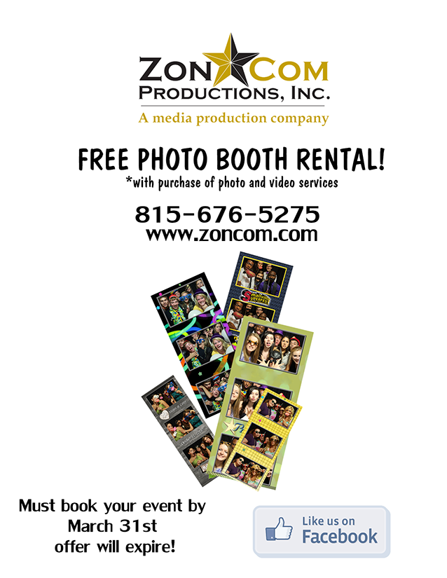 PLANNING A WEDDING OR EVENT? CHECK OUT THIS GREAT OFFER ! *FREE* PHOTO BOOTH RENTAL FROM ZONCOM