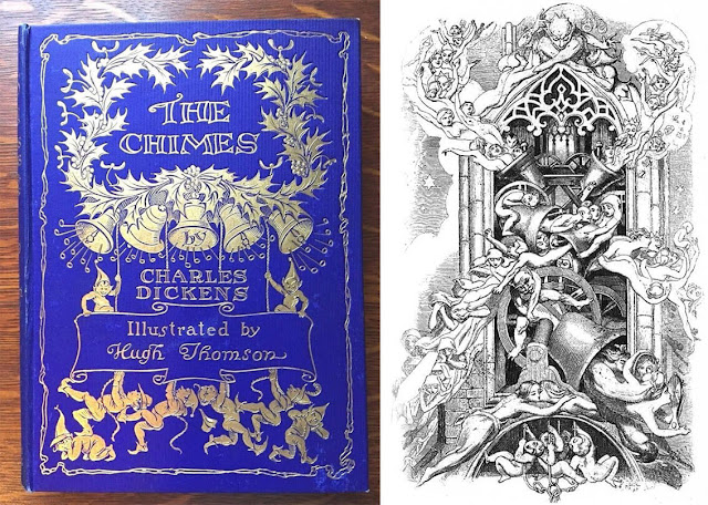 The Chimes by Charles Dickens Οι Καμπάνες του Τσαρλς Ντίκενς σε μια παλιά έκδοση / The Chimes by Charles Dickens