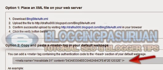 Cara Daftar dan Verifikasi Blog di Bing Webmaster Terbaru
