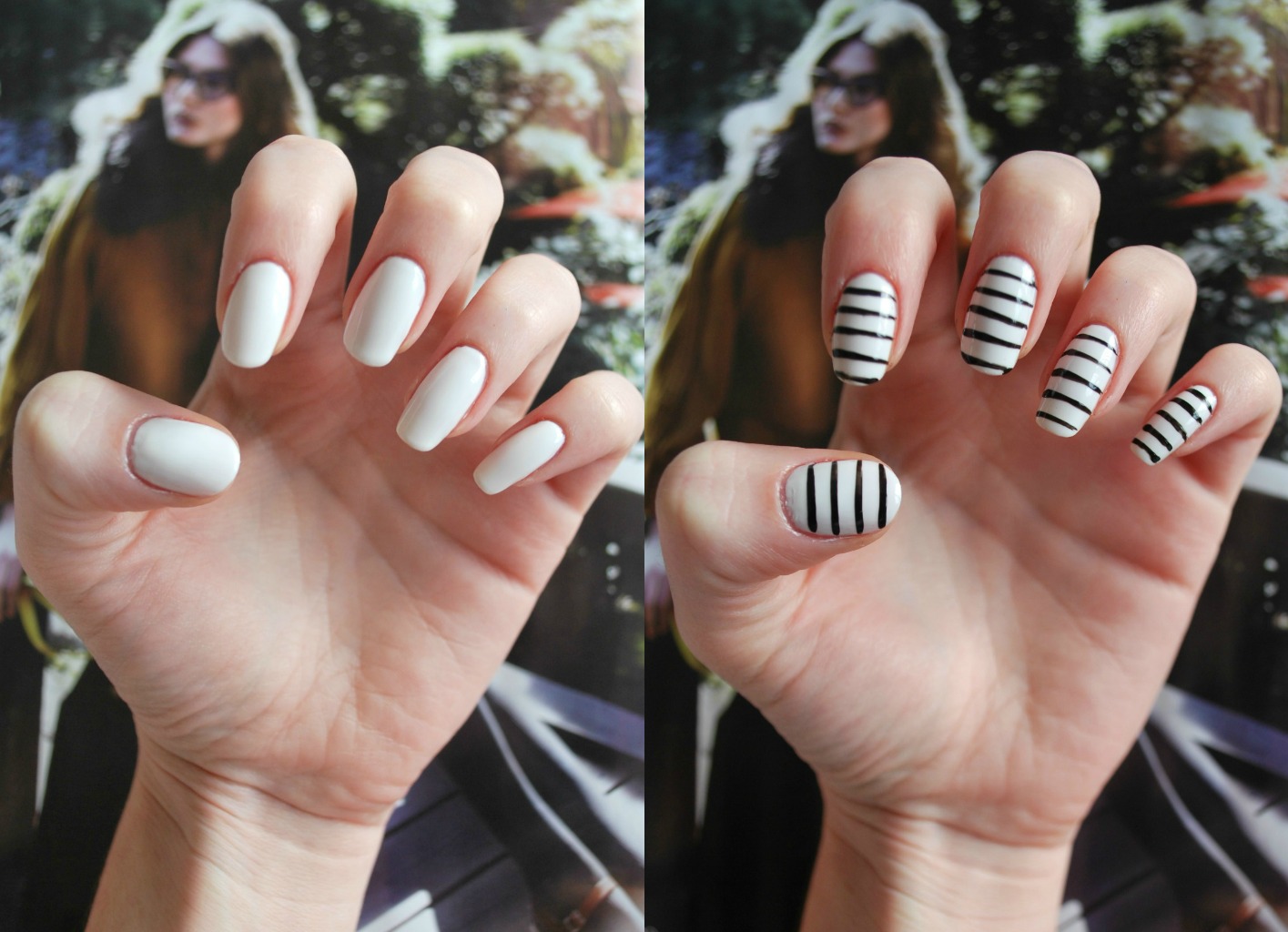 Monochrome Nail Art Inspiration - wide 6