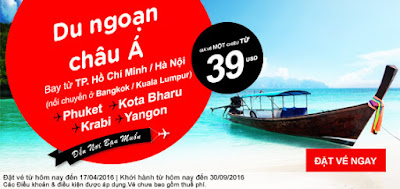 Air Asia khuyến mãi vé đi Singapore giá rẻ