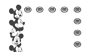 Hojas para escribir de mickey mouse