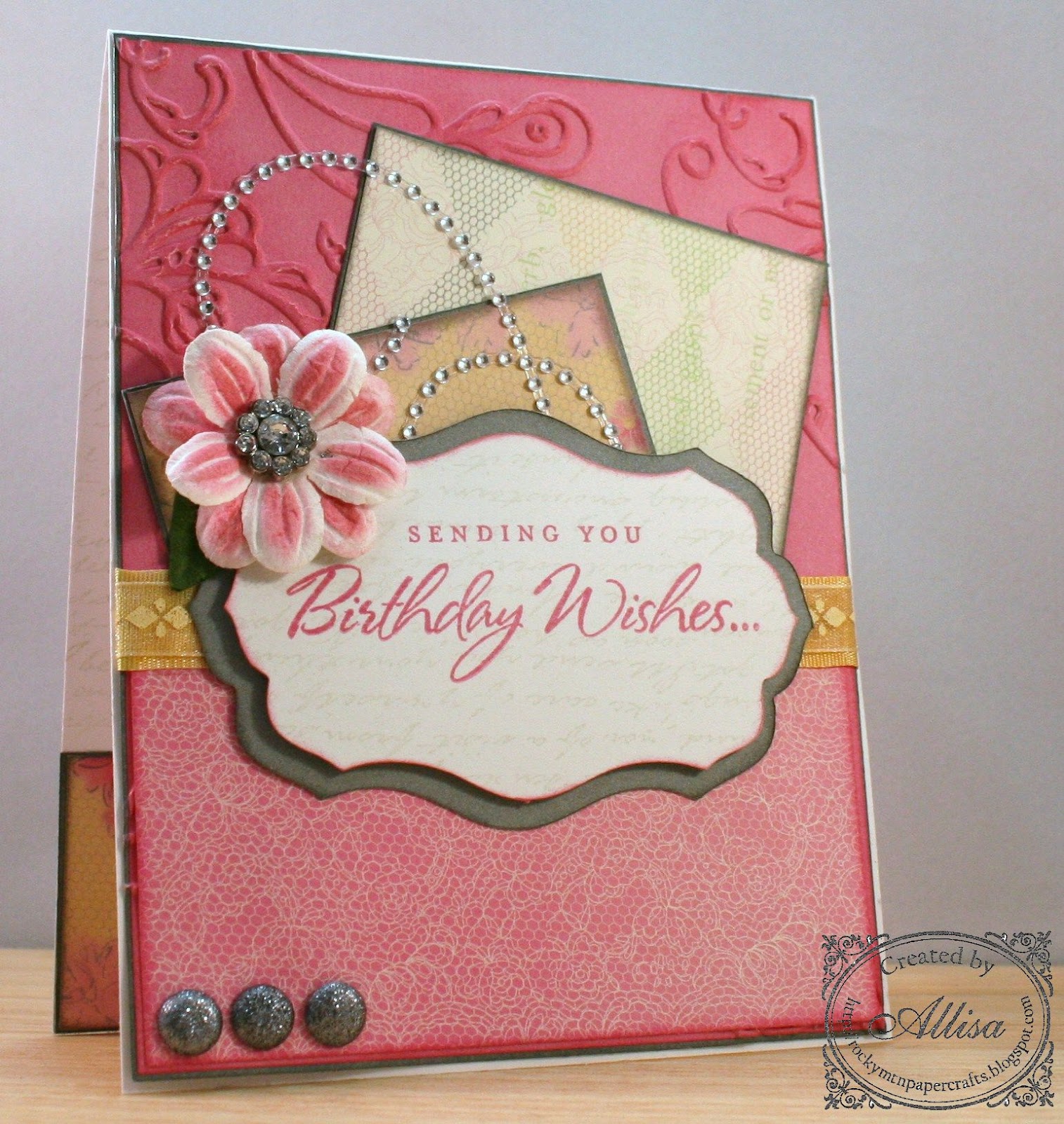 Rocky Mountain Paper Crafts: Birthday Wishes with Lucy