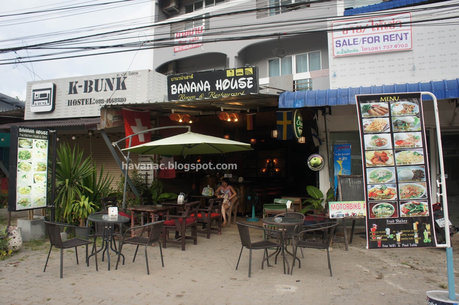 Havana QQ Travel Blog day 2 Krabi Tipa Resort & lazying