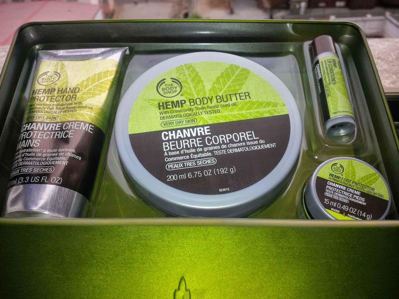 rnbgl The Body Shop Hemp cream set
