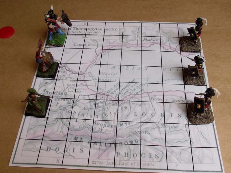 BattReps Thermopylae Free Print And Play Solo Wargame Board Game