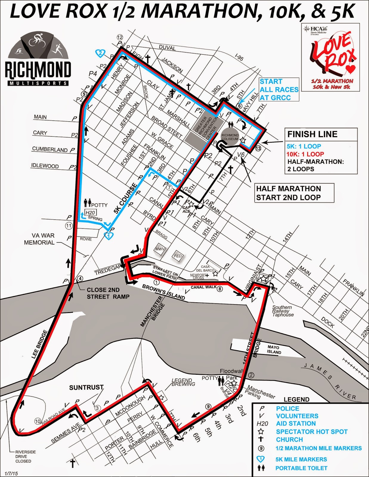 Traffic Advisories in Richmond VA: Street Closures for the Love Rox ...