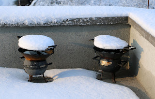 These BBQs were useful only a few days ago These BBQs were useful only a few days ago