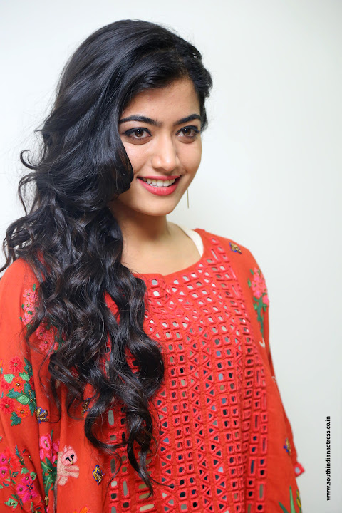 Rashmika Mandanna at Chalo teaser launch