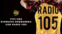 Vinci gratis una''Giornata RossoNera con Radio 105'' Logo Vinci gratis una''Giornata RossoNera con Radio 105''