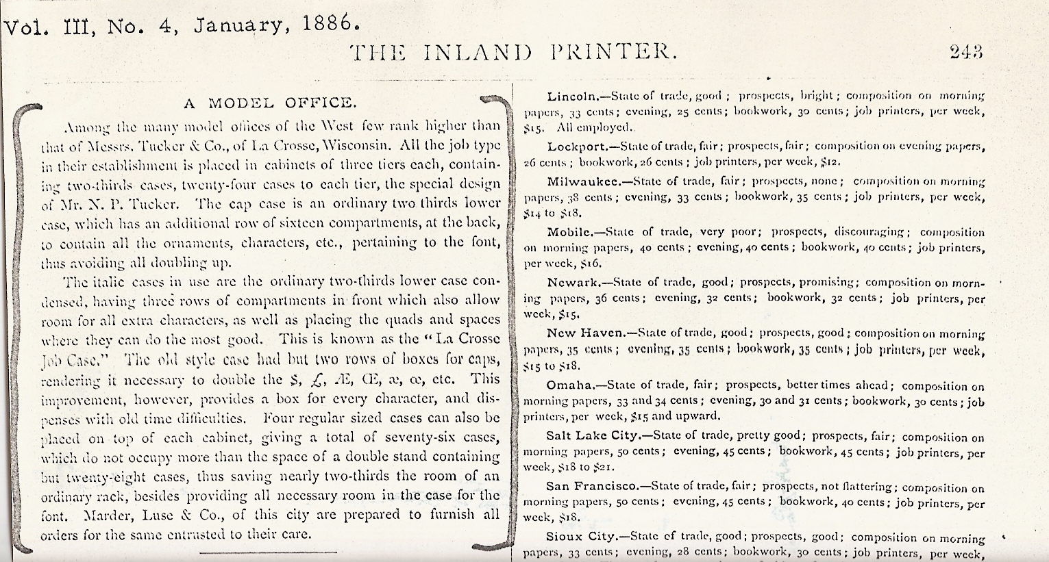 Lasting Impressions The La Crosse Job Case