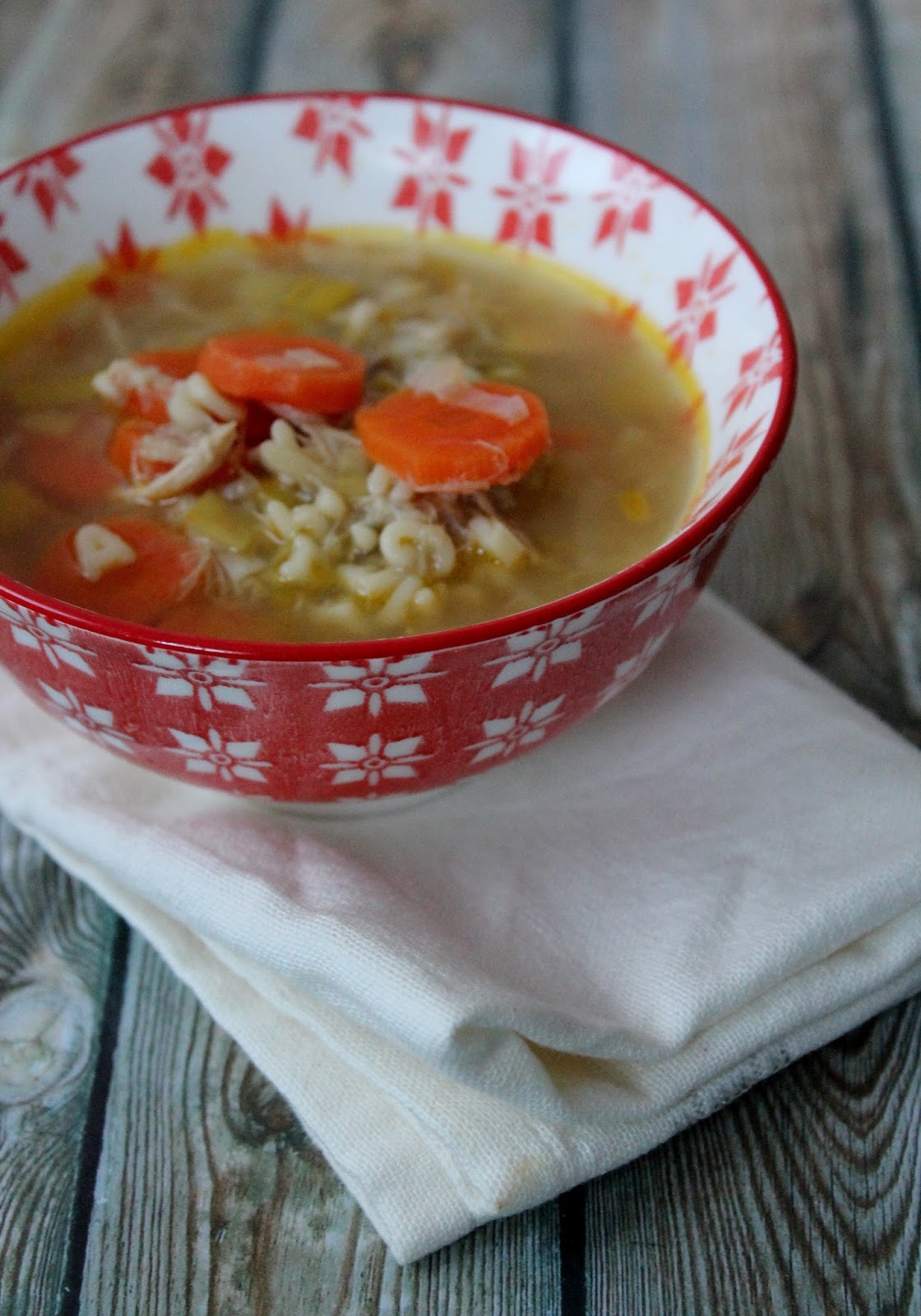 Bouillon de Poulet, Légumes & Pâtes