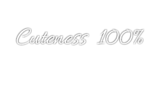 cuteness 100% text png by mmp picture cuteness 100% text png