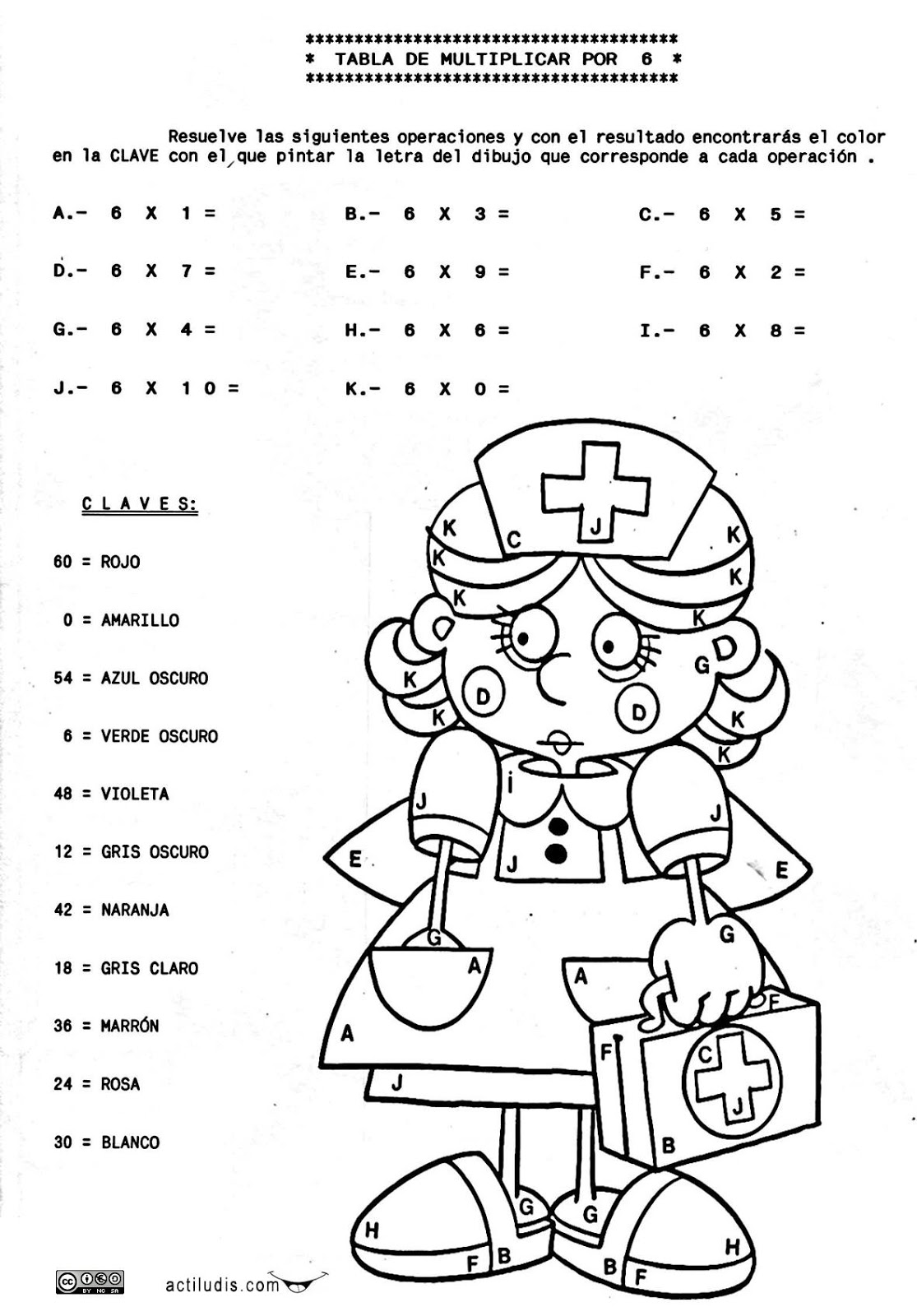 Fichas De Primaria Las Tablas Del 2 Al 9 082