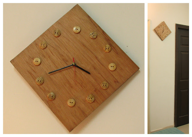 Wall+Clock+wooden