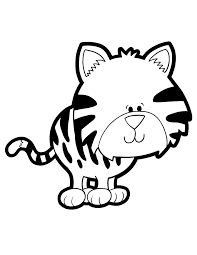 Cute Tiger Cat Coloring Pages Images Cute Tiger Cat Coloring Pages Images