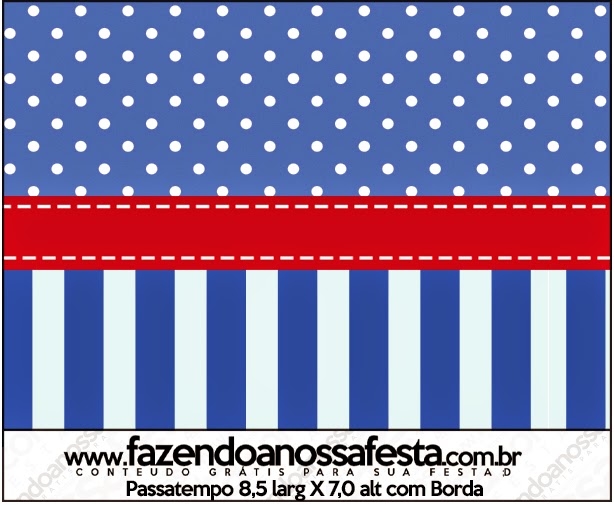 Rayas Azules y Lunares Blancos: Etiquetas de Candy Bar para Imprimir Gratis. Etiquetas de Rayas Azules y Lunares Blancos para imprimir gratis.