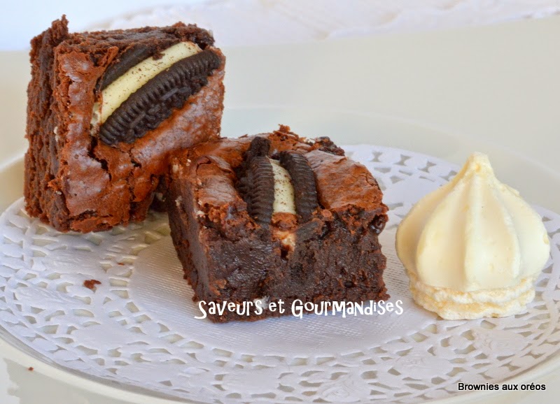 Brownies aux Oréos de Lorraine Pascale. Cookies and cream fudge brownies.