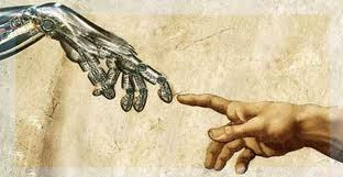 Het contact tussen God en Adam Het contact tussen God en Adam