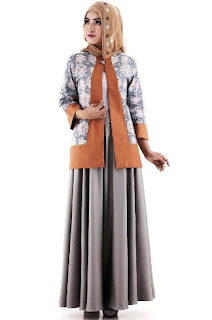 Model baju batik muslim untuk kerja modis Model baju batik muslim untuk kerja modis