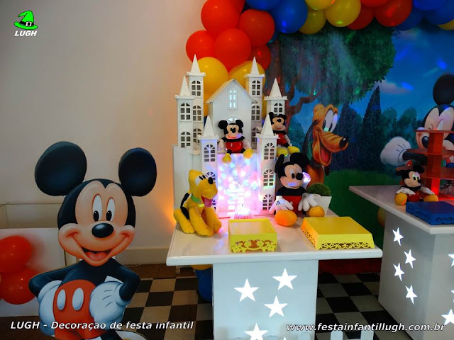 Mickey Mouse - Decoração provençal simples - detalhes imagem 05 Tema infantil Mickey - Decoração de festa de aniversário