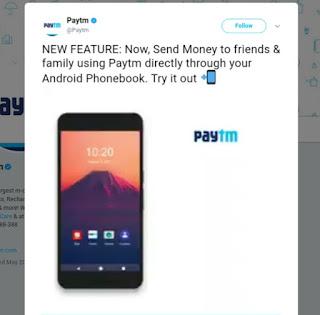 Send money with Friends and Family with paytm 