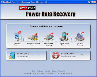 تحميل برنامج استعادة الملفات المحذوفة MiniTool Power Data Recovery