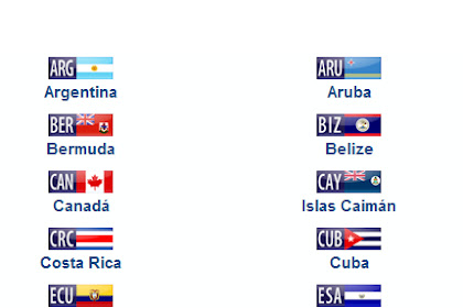 Banderas De Los Paises Que Participan En Los Juegos Panamericanos
