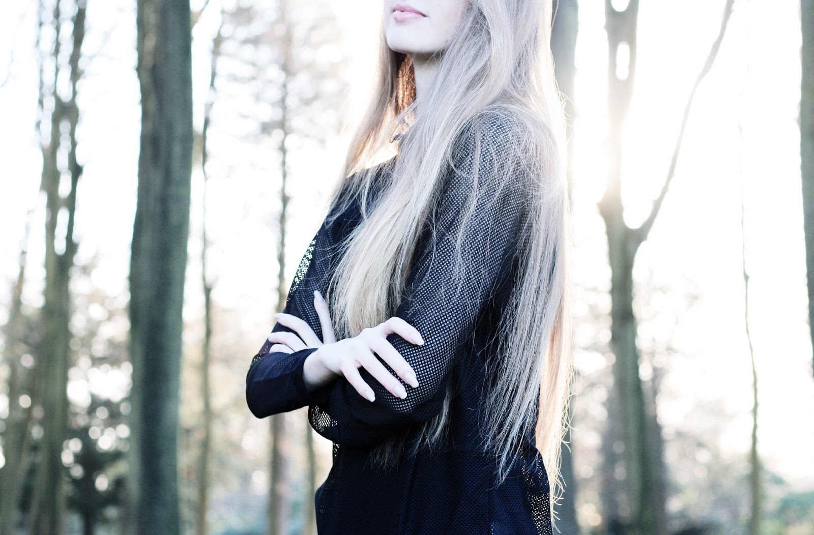 Fashion blog activewear UK fashion blog black mesh activewear