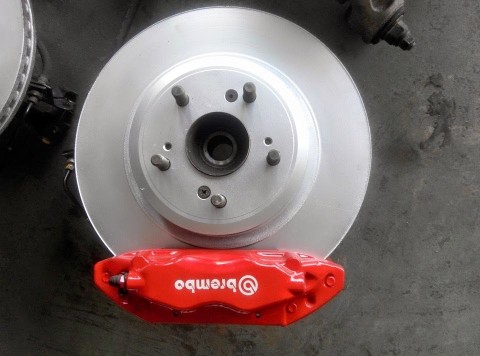 JDM Spec Racing Honda Civic fd2r Brembo rotor siaz 320mm plug n play