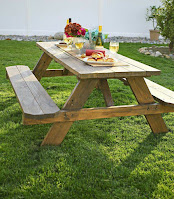 Cómo hacer una mesa de picnic de madera