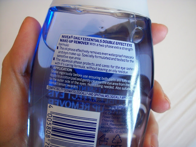 Nivea Daily Essentials Double Effect Eye Makeup Remover