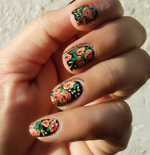 FLOWER NAILART
