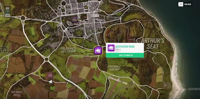 Forza Horizon 4, House Location Map, Castleview Road