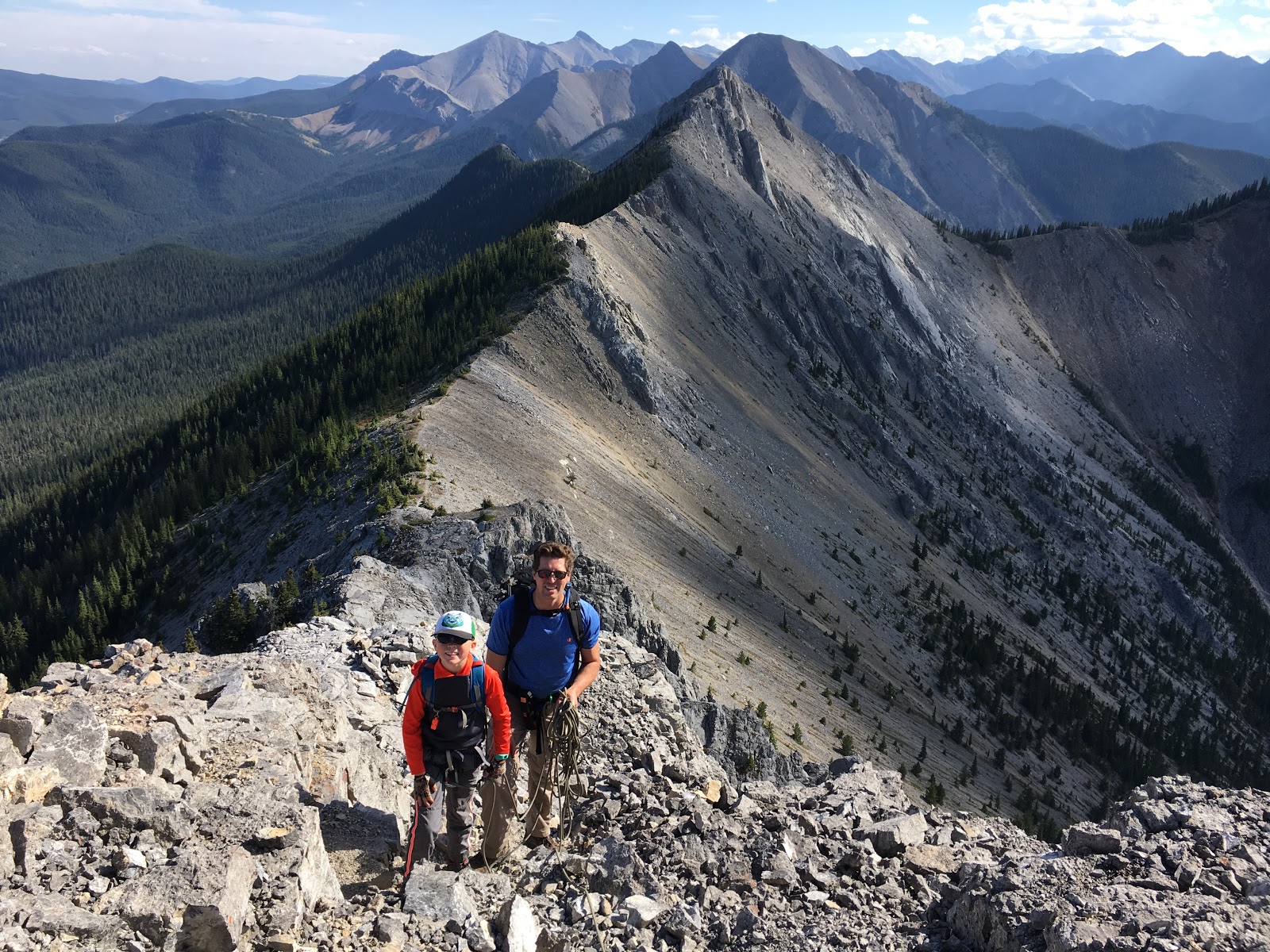 Family Adventures in the Canadian Rockies Mount Baldy Double Summit