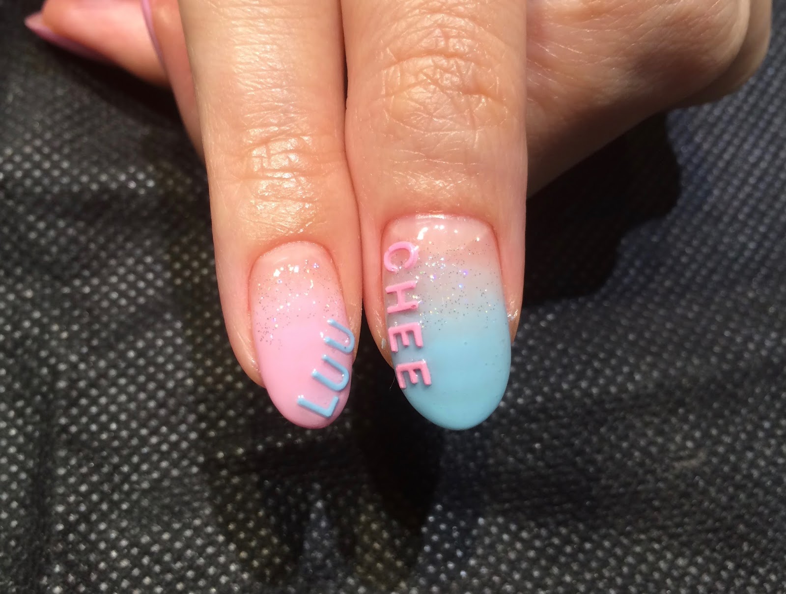 NAIL ROOM ~àmyu~ ふわふわ〜な 愛犬の名前入りネイル