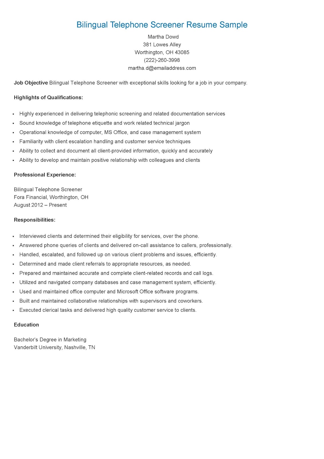 how to write bilingual on resume resume sles bilingual telephone screener resume sle how to write bilingual on resume resume sles bilingual telephone screener resume sle