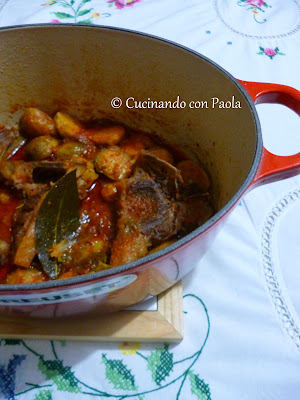 costolette di agnello con i cavolini