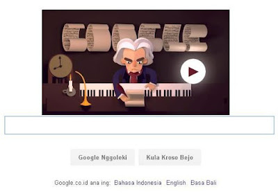 Google Doodgle Rayakan Ulang Tahun Beethoven Ke 245