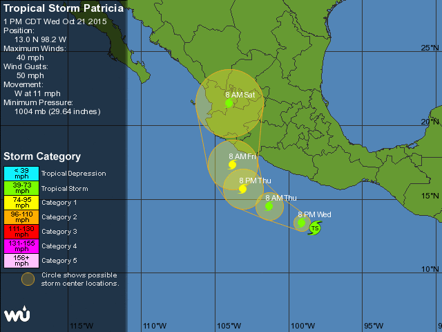 Atención México: tormenta tropical 