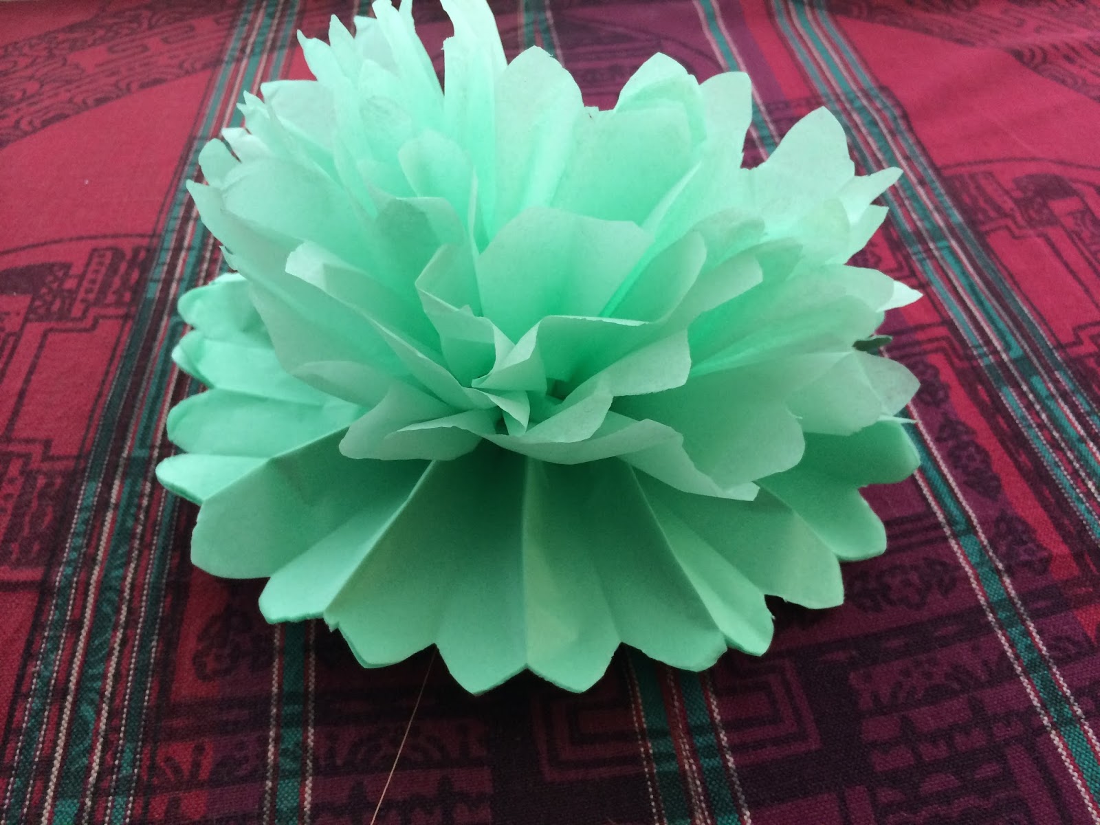 How To Make Paper Tissue Pom Pom's Tutorial Emily May