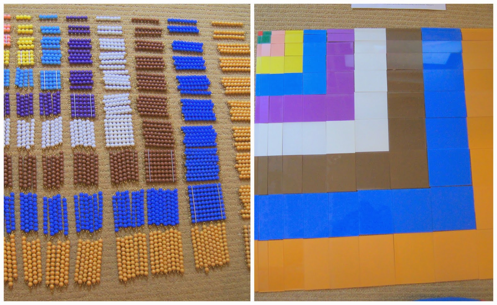 Decanomial Bead Box, Montessori Multiplication At Home "Making