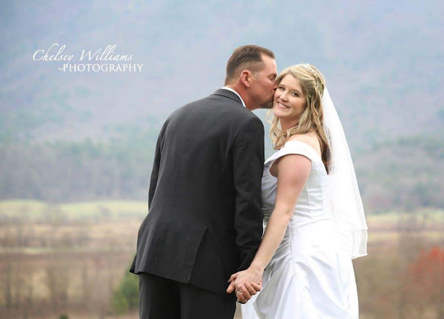 Picture-Perfect Spring Rustic Chic Wedding wedding scene, saying I do, I love you, beautiful couple, outdoor wedding