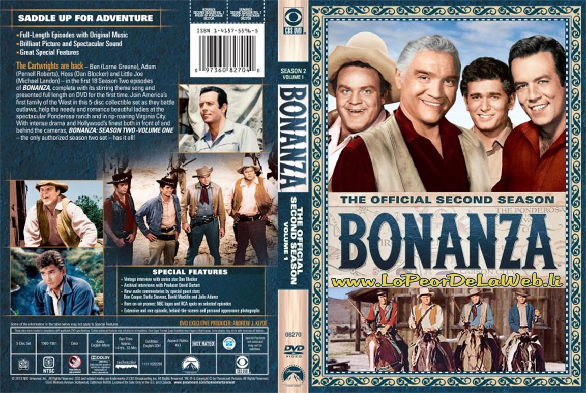 Bonanza - Temporada 2 Episodios 13 a 24 (Latino)