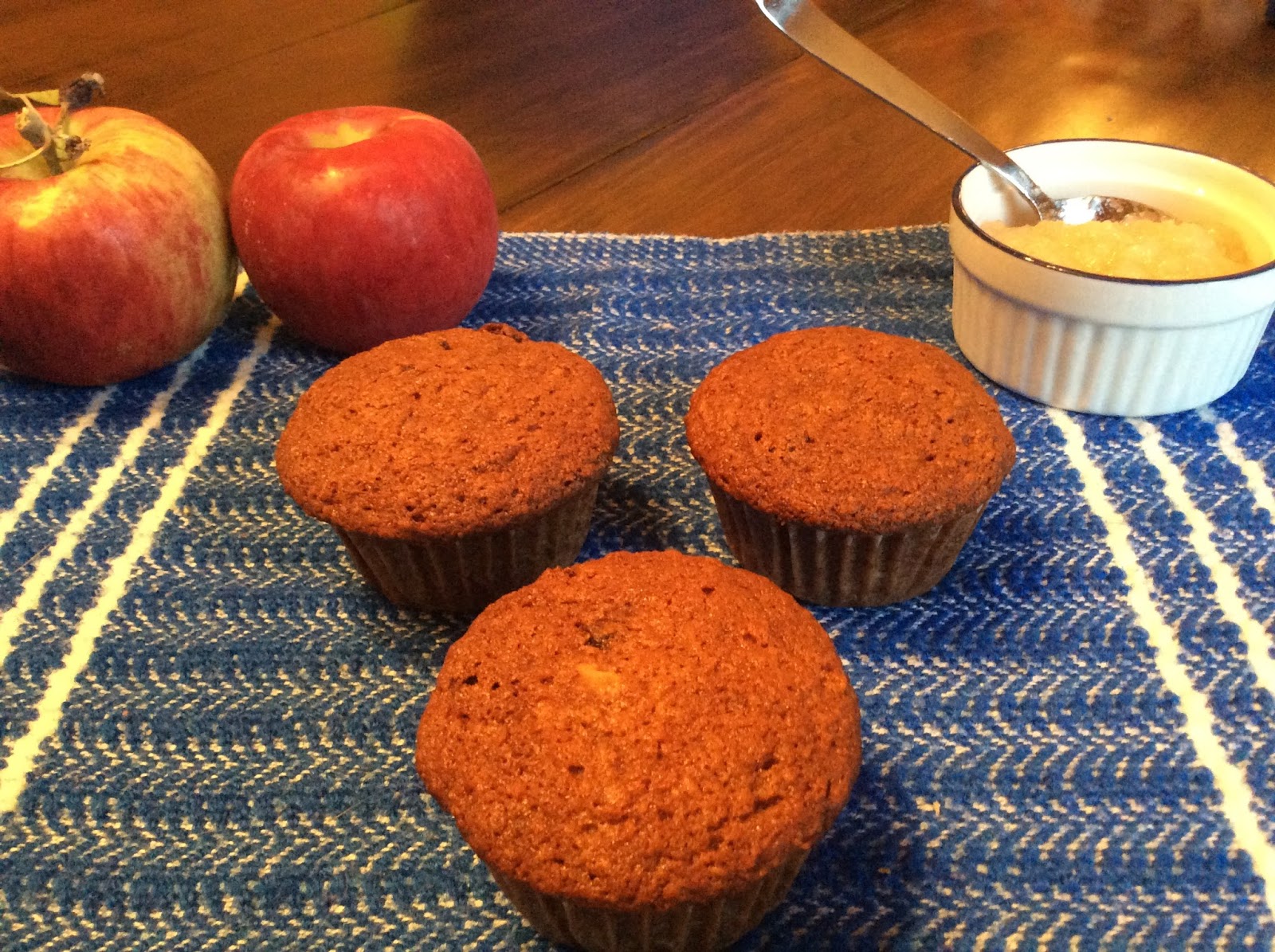 Muffins à la compote de pommes