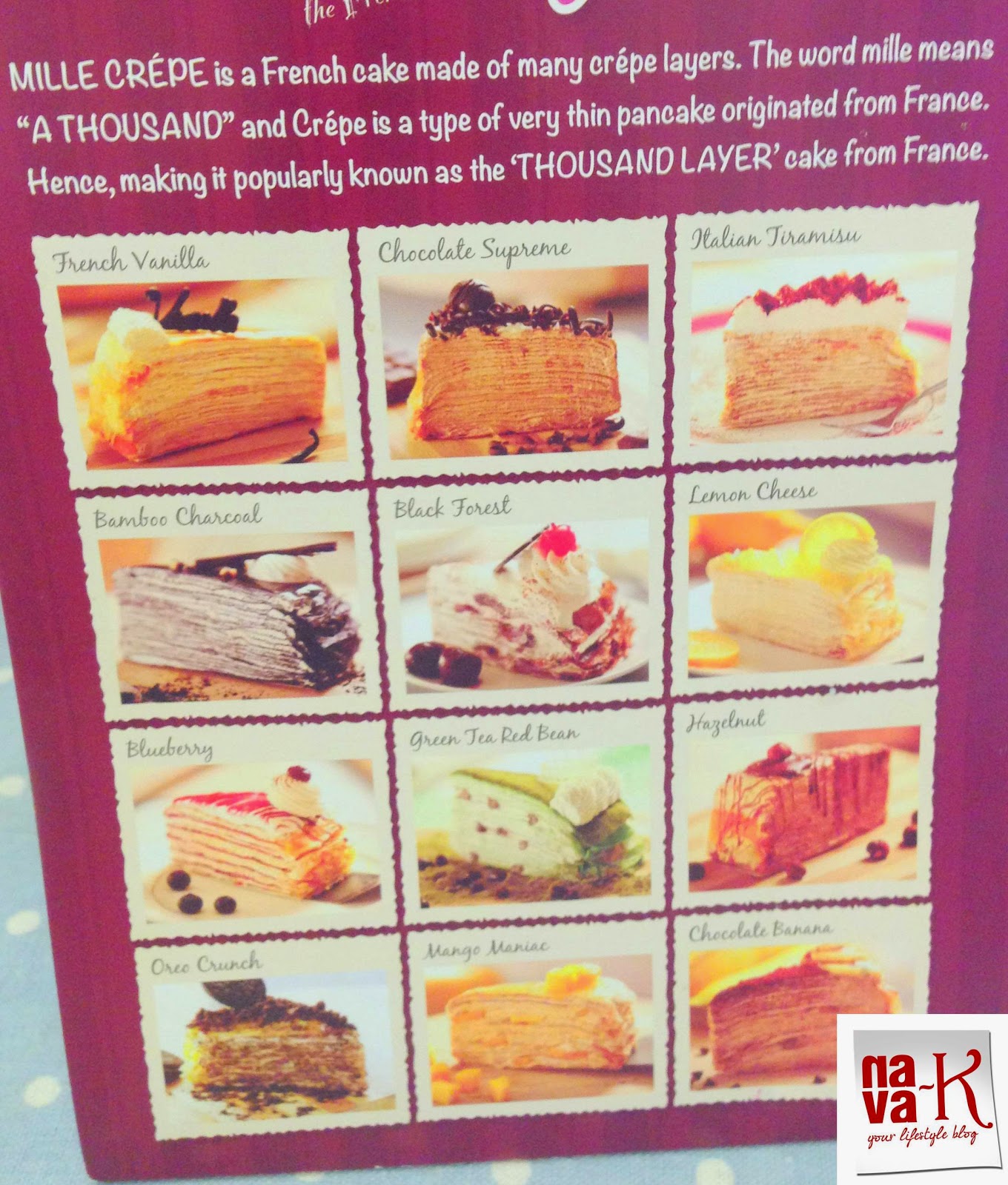 navak Vanilla The Mille Crepe Cafe (SS15, Subang Jaya)