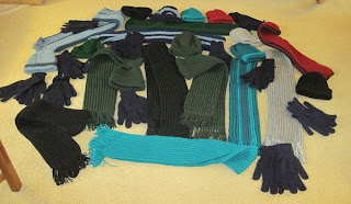 hats, scarves, mittens