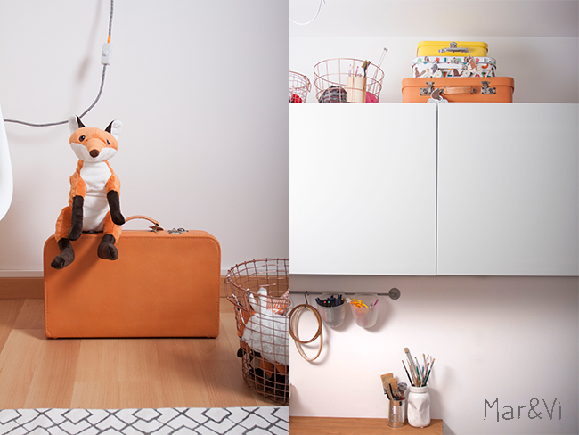 Maleta antigua renovada con chalk paint