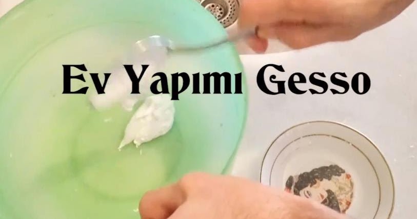 Evde Gesso Yapımı Astar Boyası Nasıl Hazırlanır Türk el sanatları