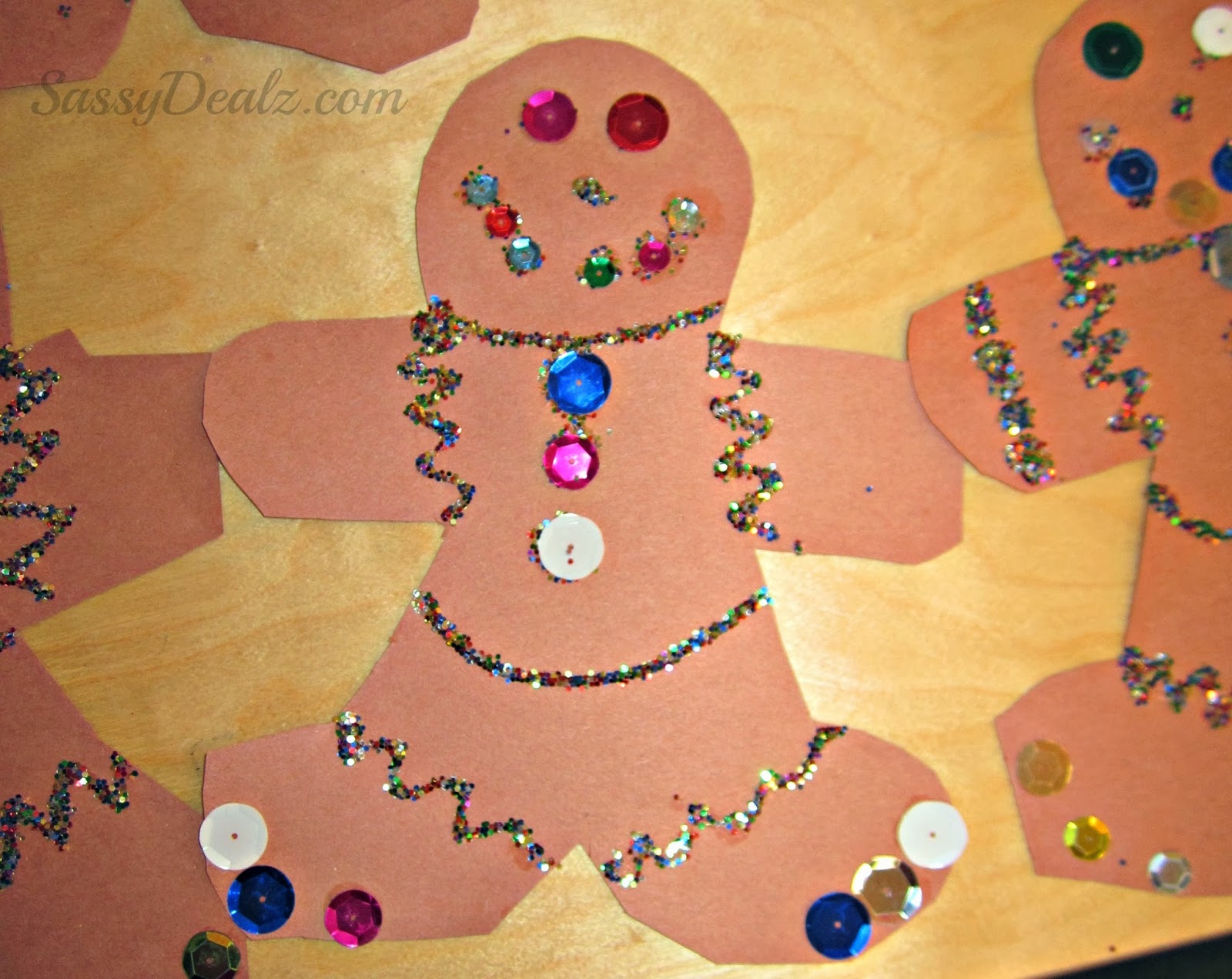 Gingerbread Man Christmas Craft Idea For Kids - Crafty Morning